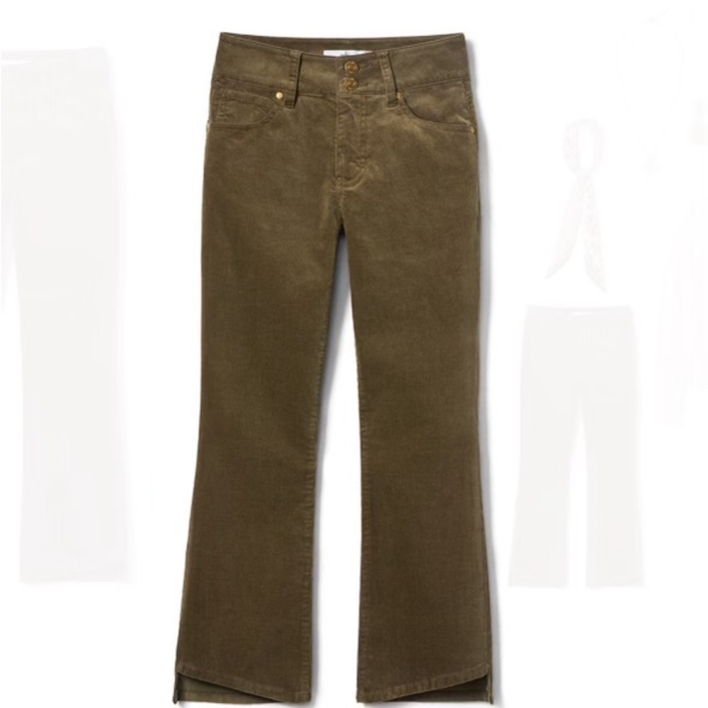CAbi Olive Flare Jeans